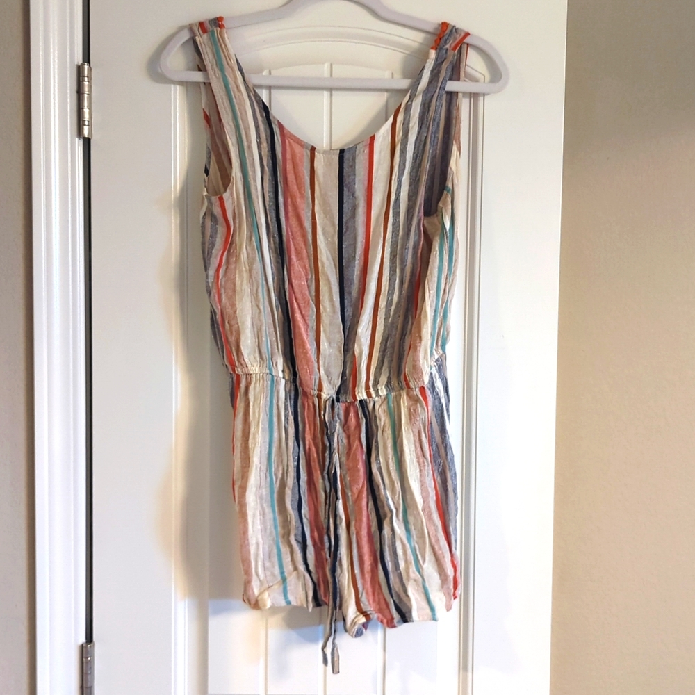 Striped romper